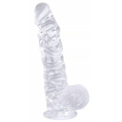 ClearlyHorny Gode transparent Dildick  M 15 x 4cm